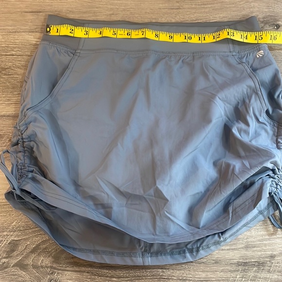 Marika Chelsea Skort,skirt, blue,grey,built in shorts,high waisted, small,New - Picture 3 of 10